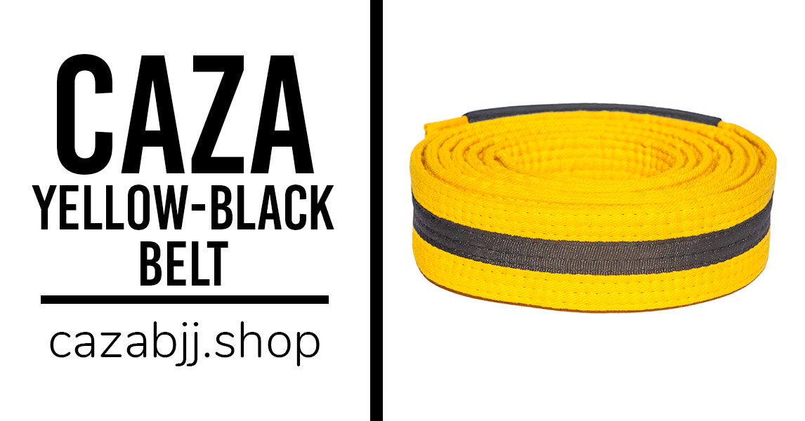 BJJ Yellow-Black Belt | CAZA BJJ Shop