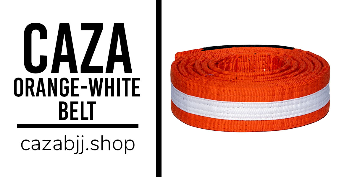 BJJ Orange-White Belt | CAZA BJJ Shop