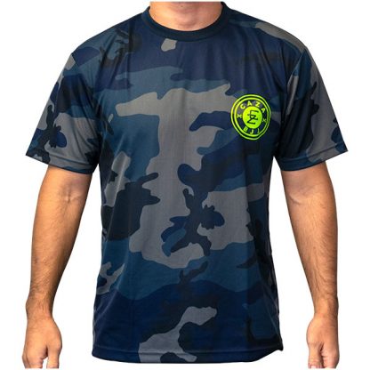 CAZA BJJ Navy Camo Quick-Dry T-Shirt