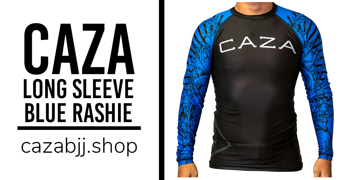 CAZA Blue BJJ Rashie (Long Sleeve) | CAZA BJJ Shop